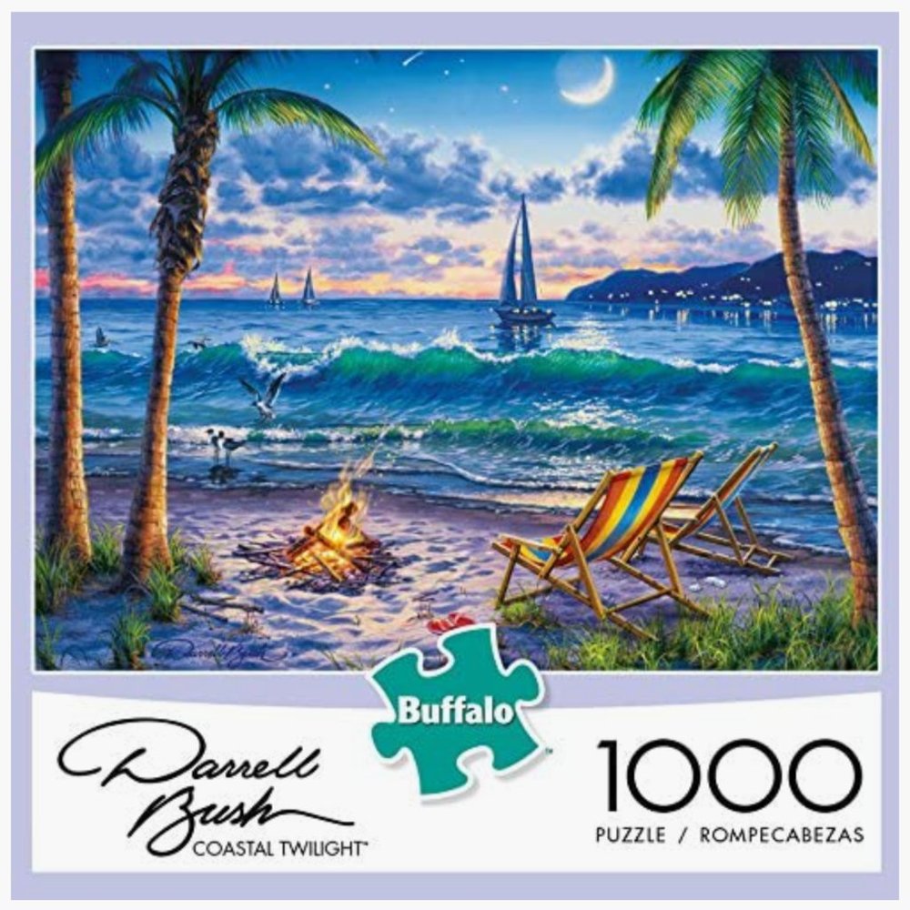 Buffalo Darrell Bush Coastal Twilight Jigsaw Puzzle 1000 Piece - Picture 2 of 8